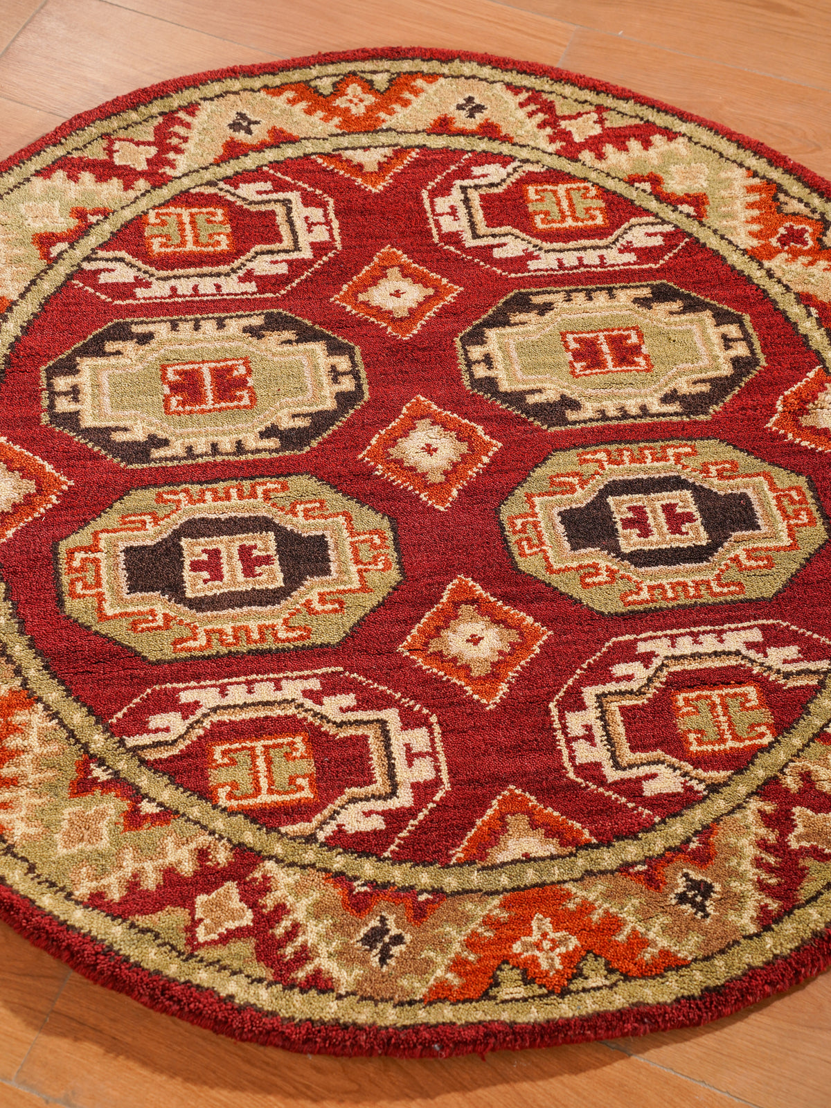 Moud Hand Knotted Afghan Rug