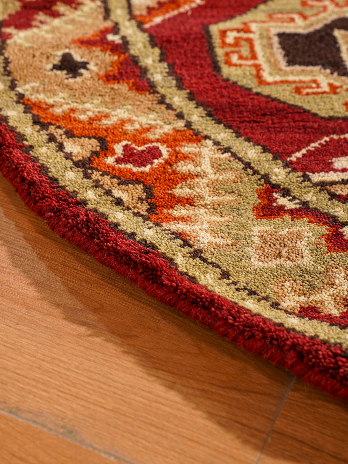 Moud Hand Knotted Afghan Rug