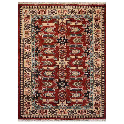 Ardebil Hand Knotted Afghan Rug