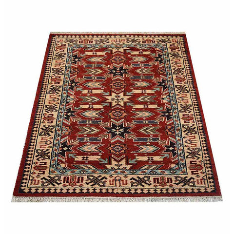 Ardebil Hand Knotted Afghan Rug