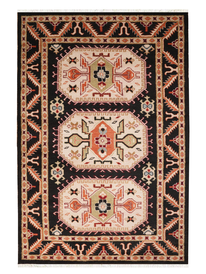 Shirvan Hand Knotted Afghan Rug — rug only