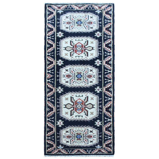 Shirvan Hand Knotted Afghan Rug