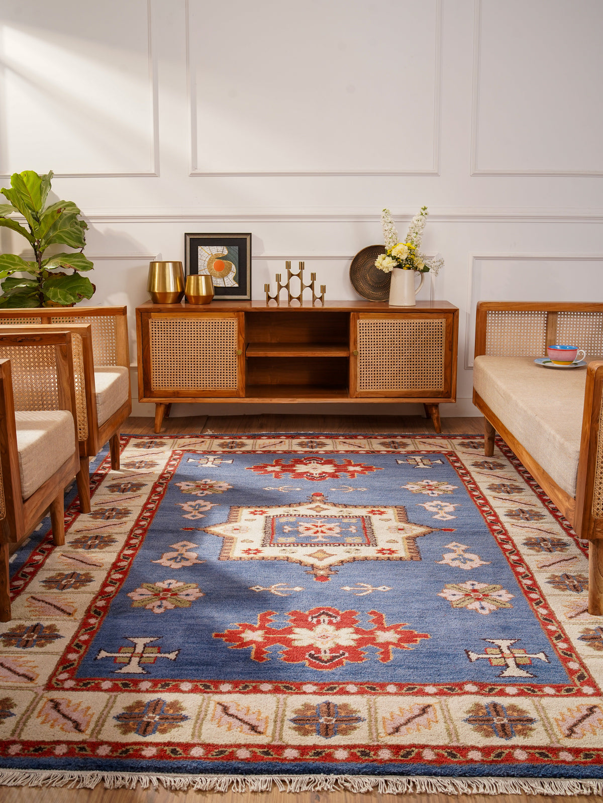 Sardarabad Hand Knotted Afghan Rug