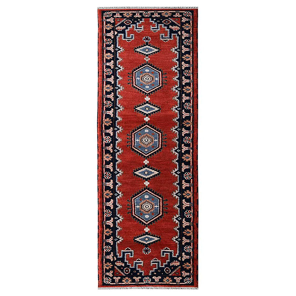 Senneh Hand Knotted Afghan Rug