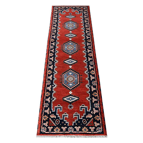 Senneh Hand Knotted Afghan Rug