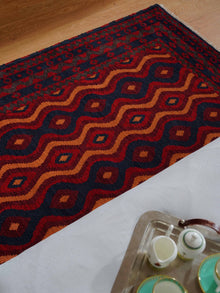 Hamadan Hand Knotted Afghan Rug