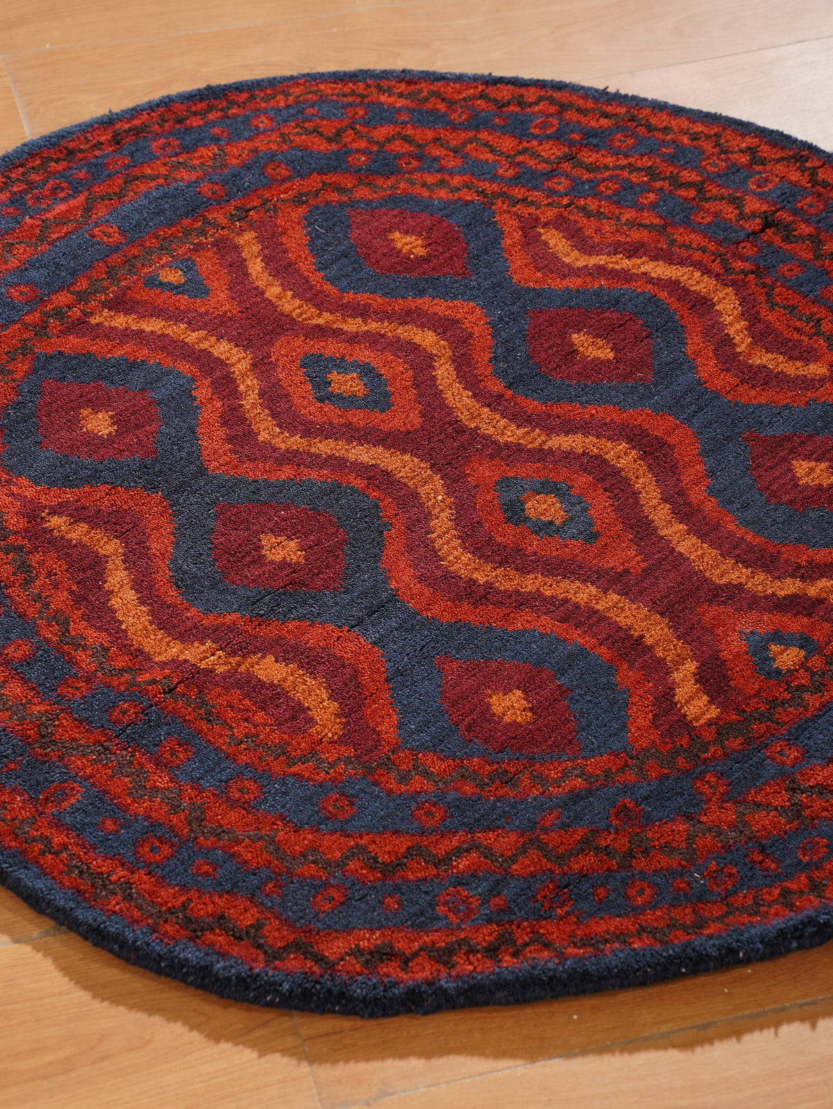 Hamadan Hand Knotted Afghan Rug
