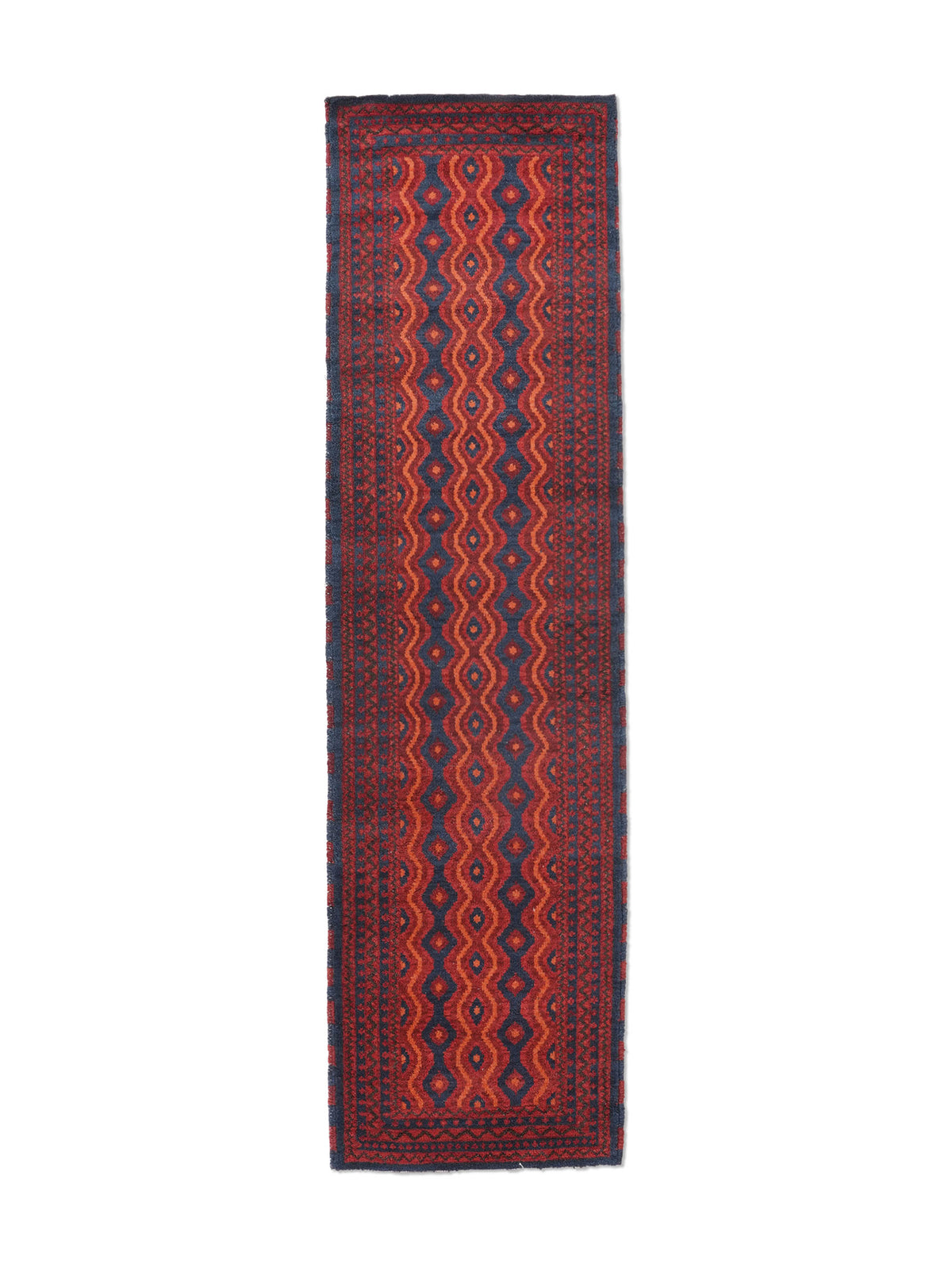 Hamadan Hand Knotted Afghan Rug