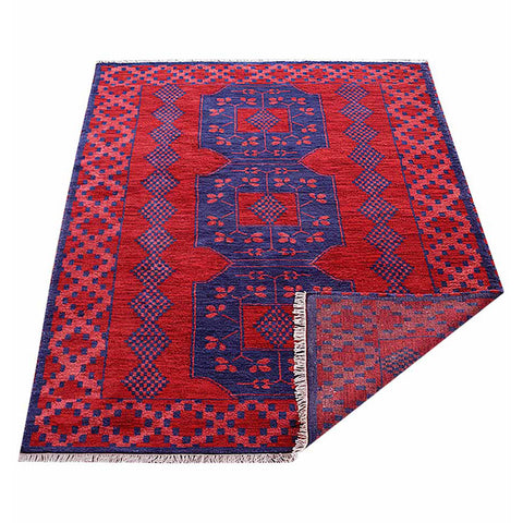 Karaja Hand Knotted Afghan Rug