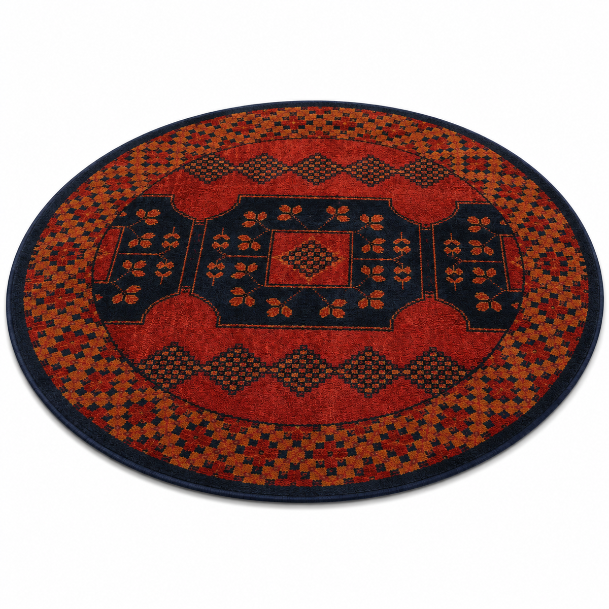 Karaja Hand Knotted Afghan Rug
