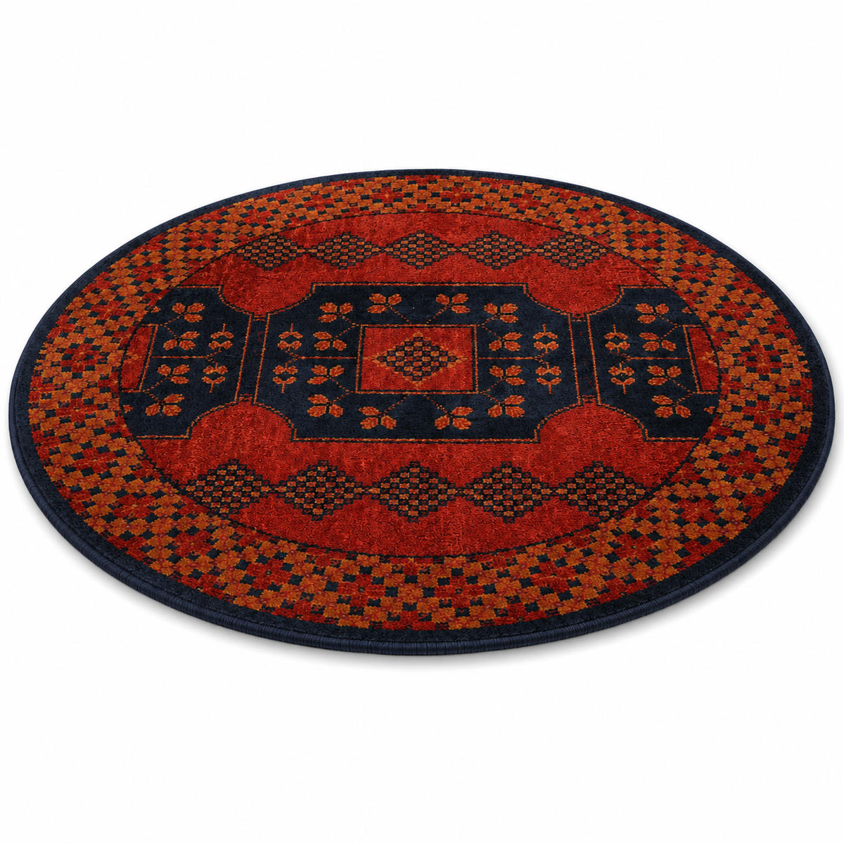 Karaja Hand Knotted Afghan Rug