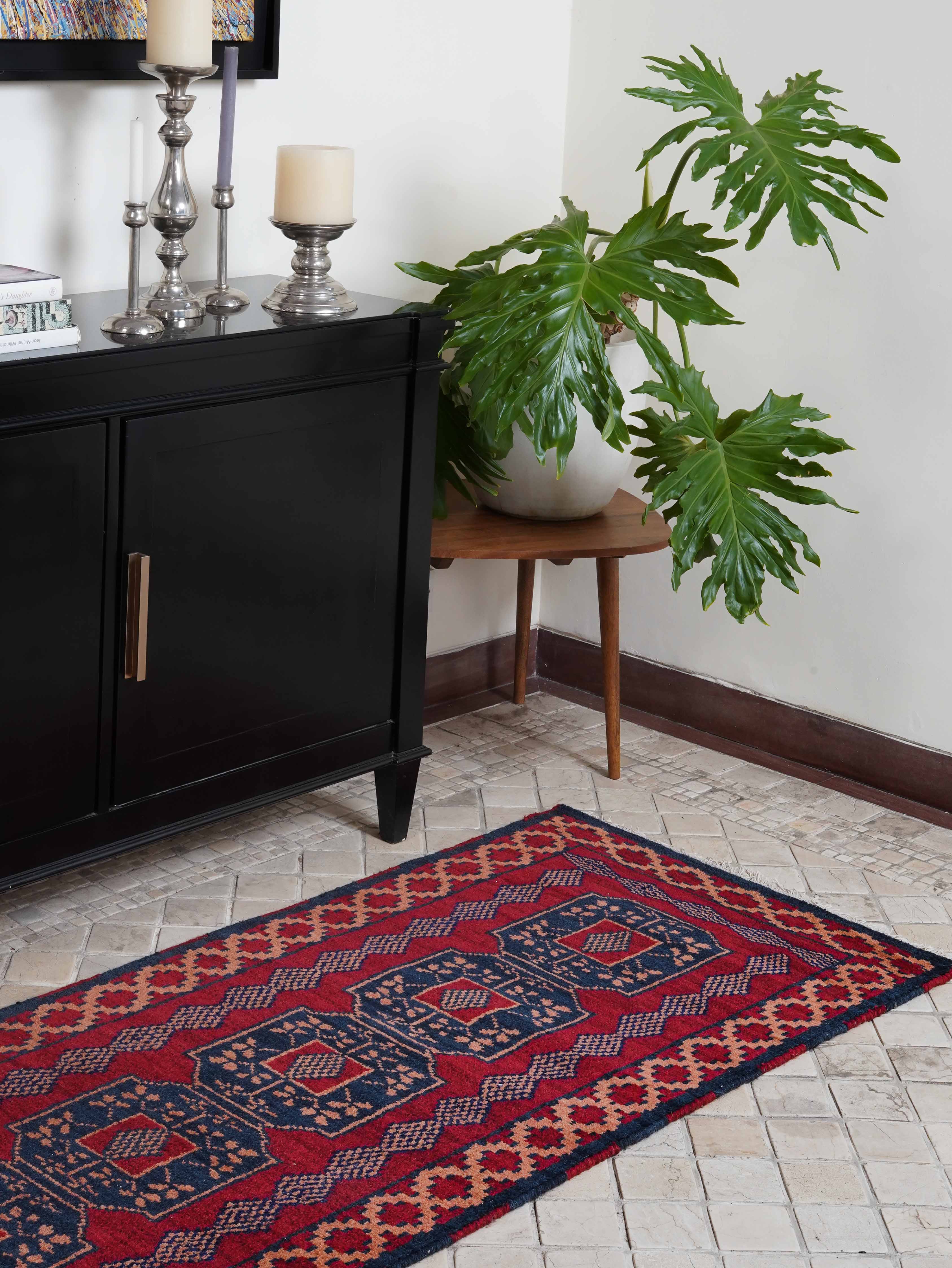 hand-knotted-afghan-silk-wool-oriental-multicolor-runner-rug-side-1
