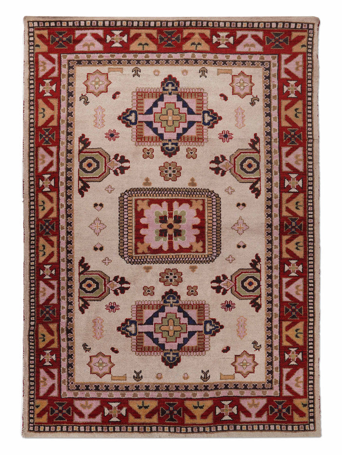 Yalameh Hand Knotted Afghan Rug — rug only