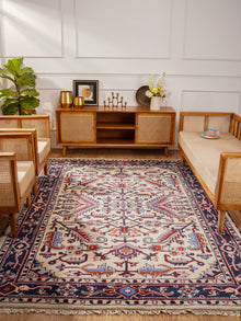 Oushak Hand Knotted Afghan Rug