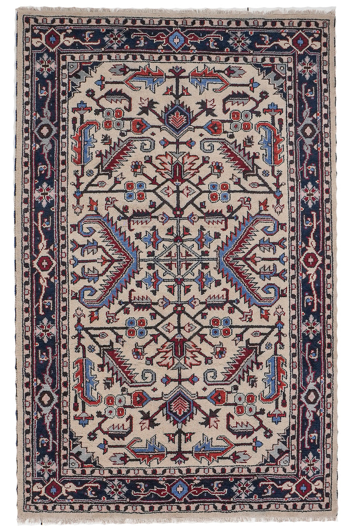 Oushak Hand Knotted Afghan Rug — rug only