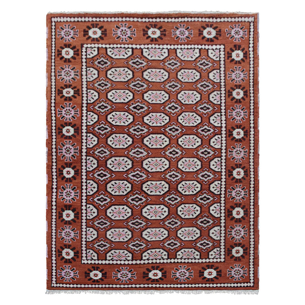 hand knotted afghan rectangle area rugs oriental multicolor af0119