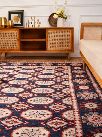 Bakhtiari Hand Knotted Afghan Rug