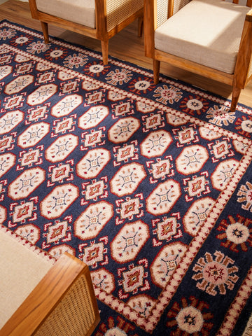 Bakhtiari Hand Knotted Afghan Rug