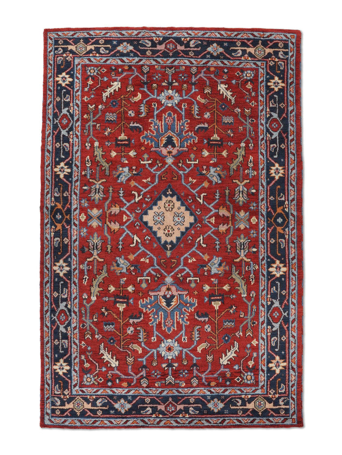 Mahi Hand Knotted Afghan Rug — rug only