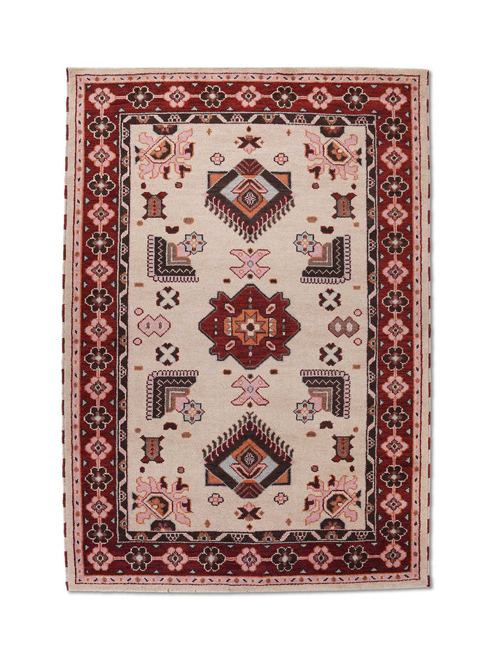 Chobi Hand Knotted Afghan Rug — rug only