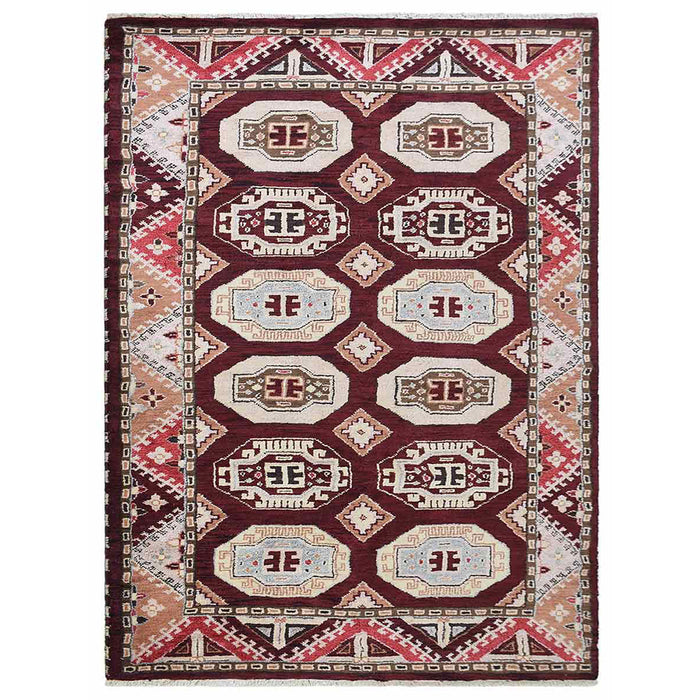 Malayer Hand Knotted Afghan Rug