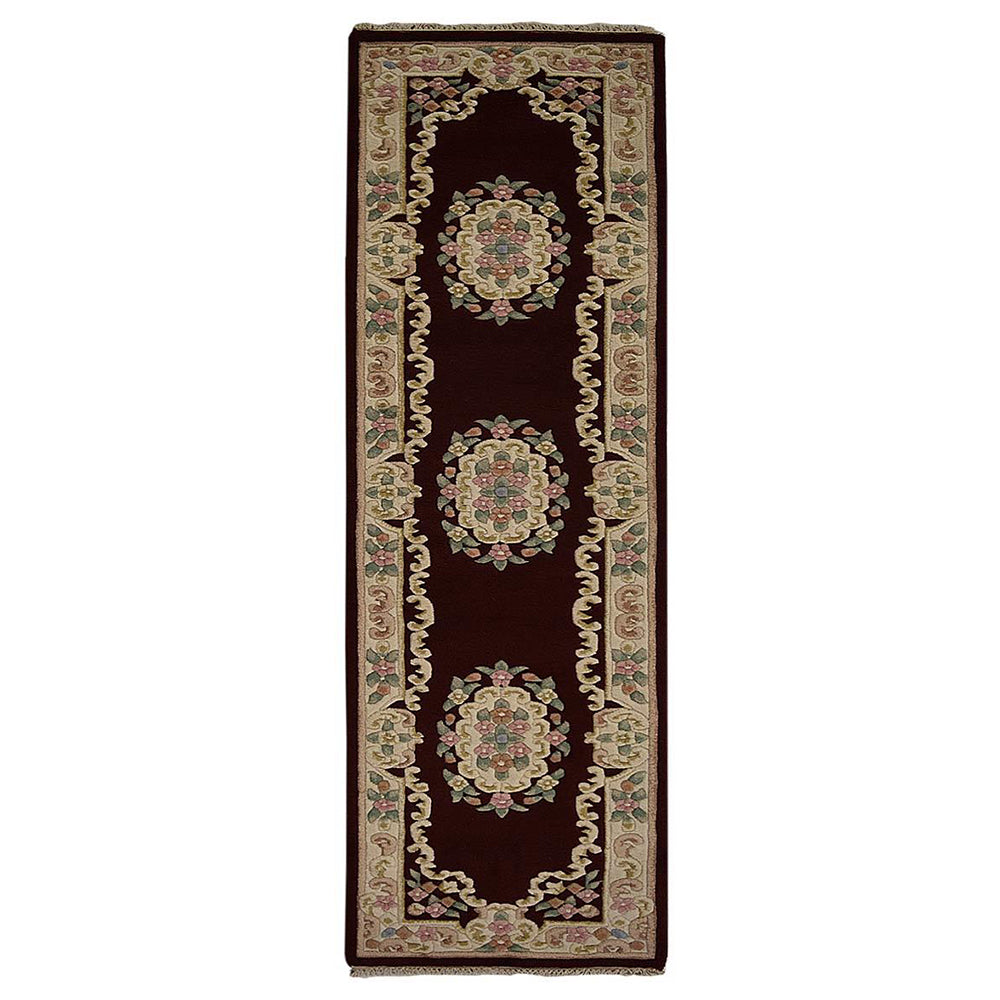 hand-knotted-runner-wool-area-rug-oriental-red-side 1