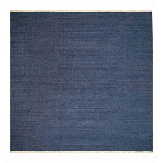 hand-woven-flat-weave-kilim-wool-area-rug-solid-blue-side 6