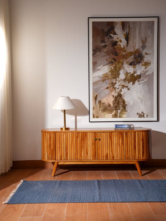 Fuzzy Hand Woven Rug