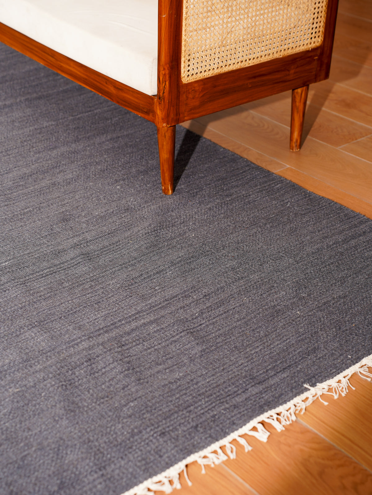 Fuzzy Hand Woven Rug