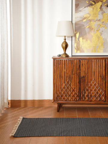 Fuzzy Hand Woven Rug