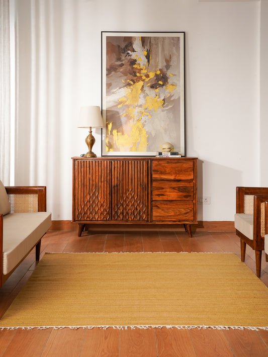 Fuzzy Hand Woven Rug