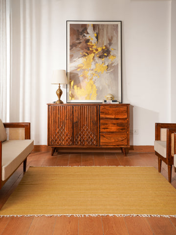Fuzzy Hand Woven Rug