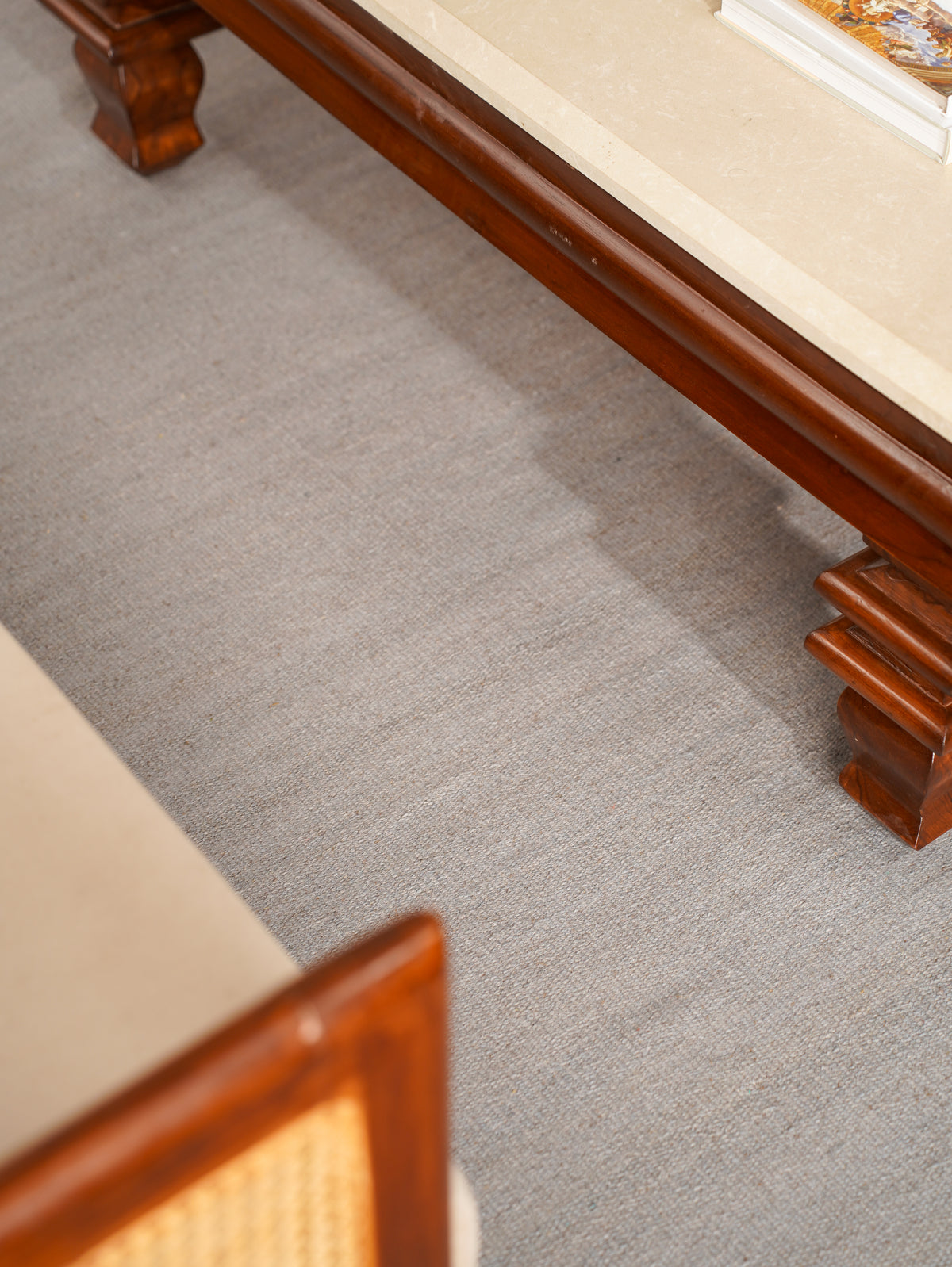 Fuzzy Hand Woven Rug