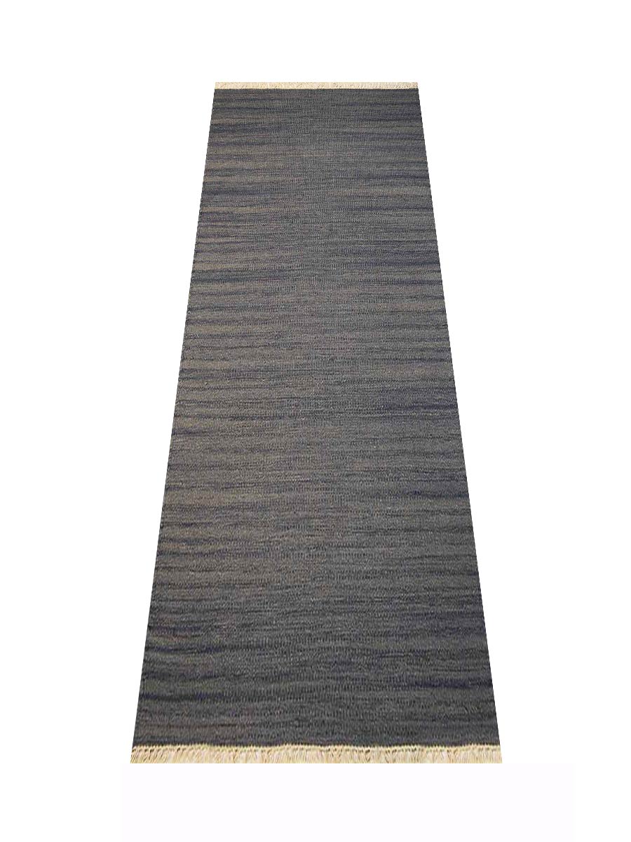 hand-woven-flat-weave-kilim-wool-solid-silver-runner-rug-side-2
