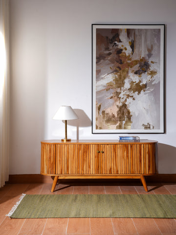 Fuzzy Hand Woven Rug