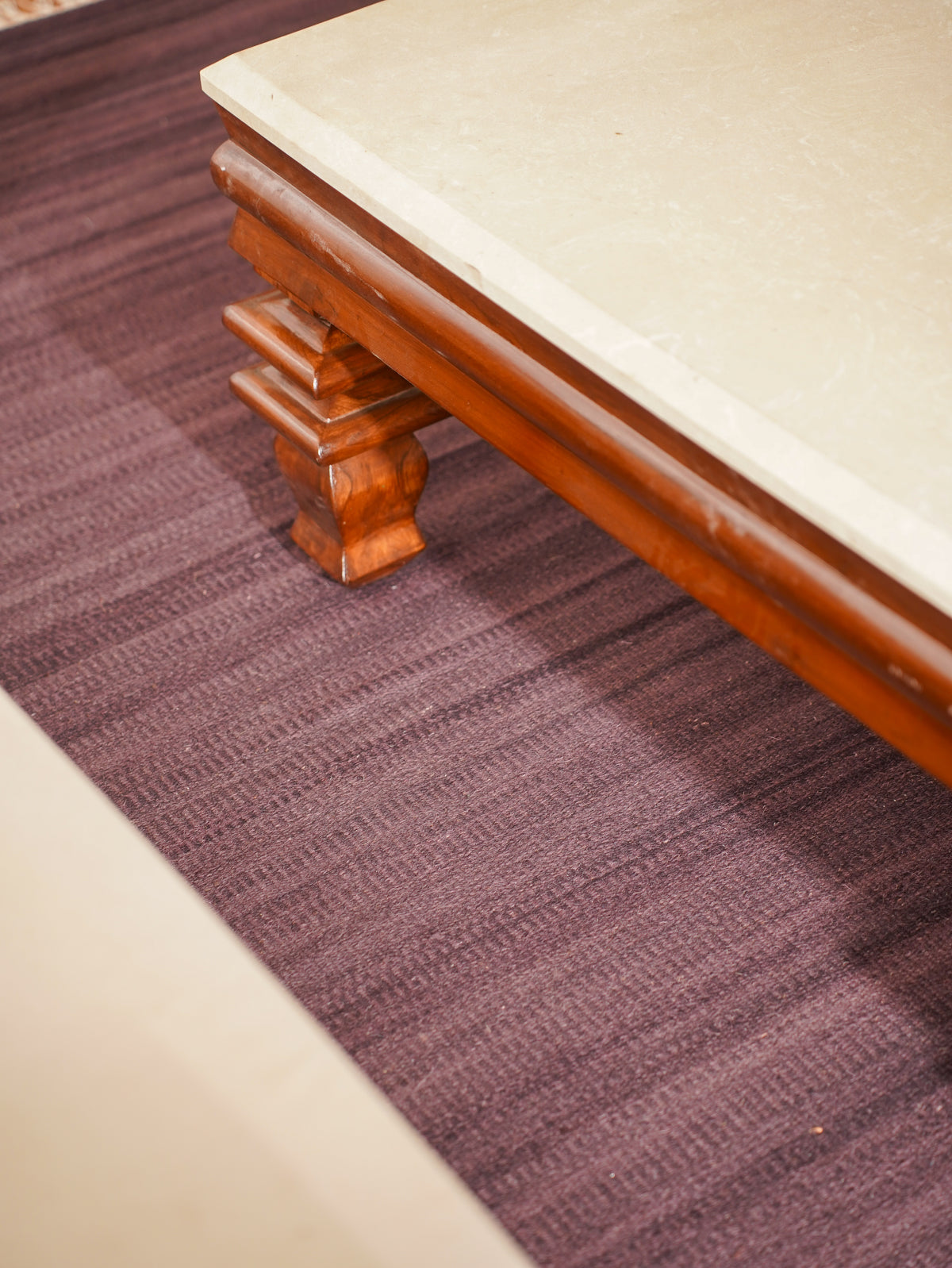 Fuzzy Hand Woven Rug