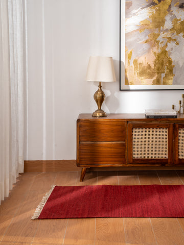 Fuzzy Hand Woven Rug