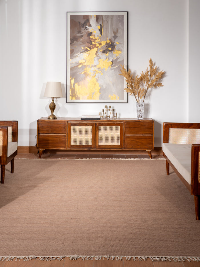 Fuzzy Hand Woven Rug