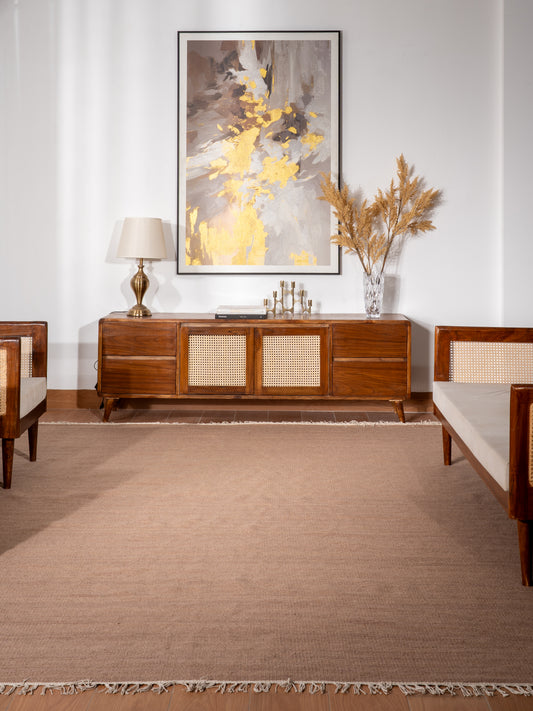 Fuzzy Hand Woven Rug