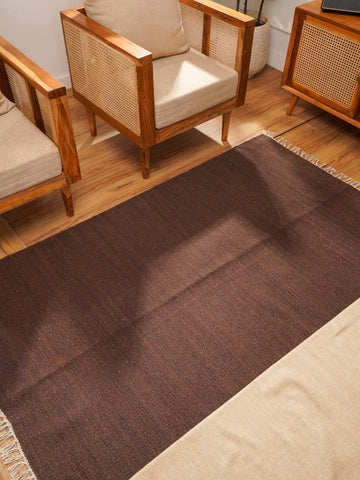 Fuzzy Hand Woven Rug
