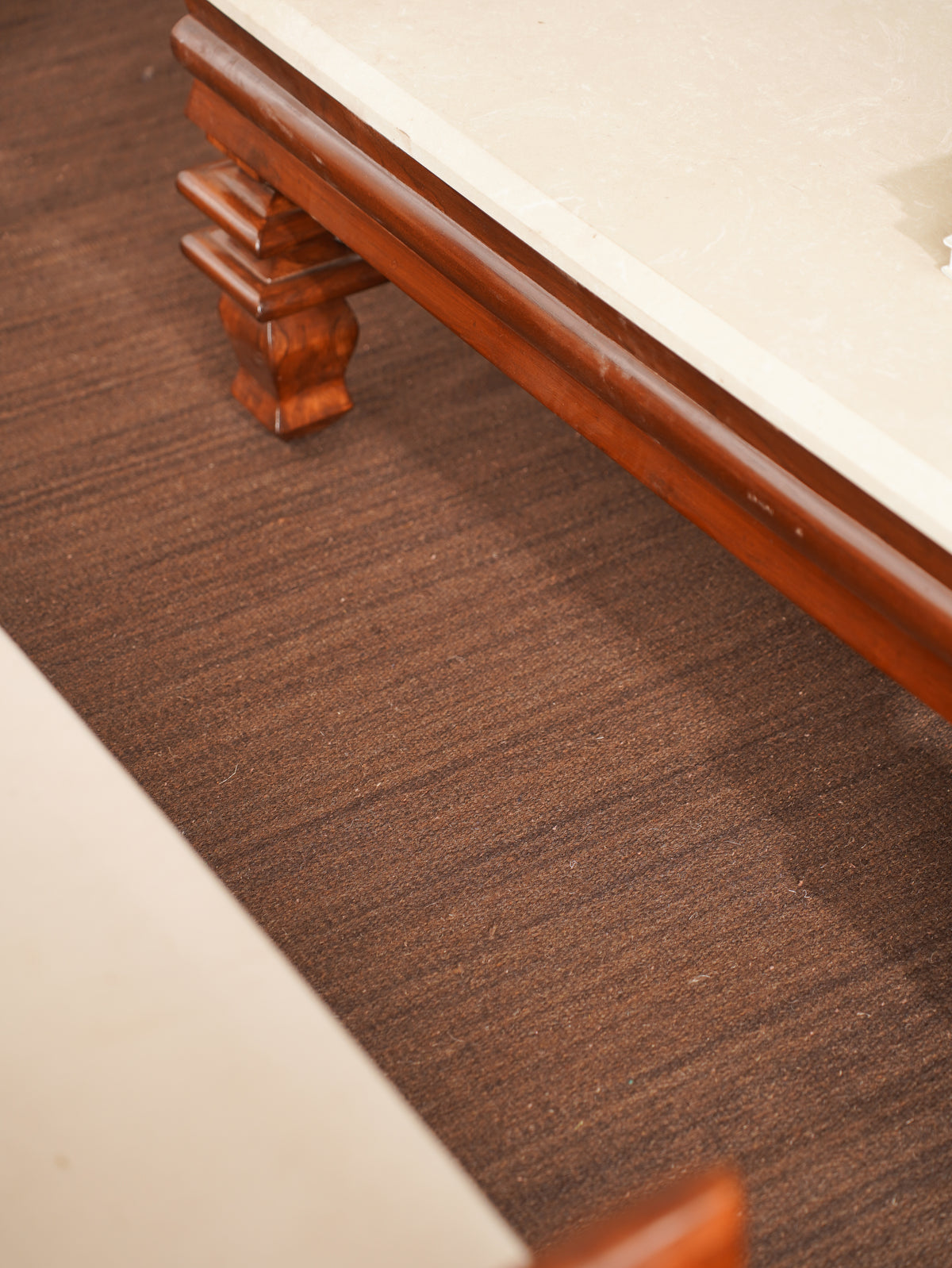 Fuzzy Hand Woven Rug