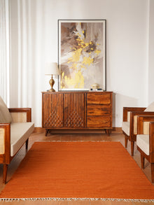 Fuzzy Hand Woven Rug