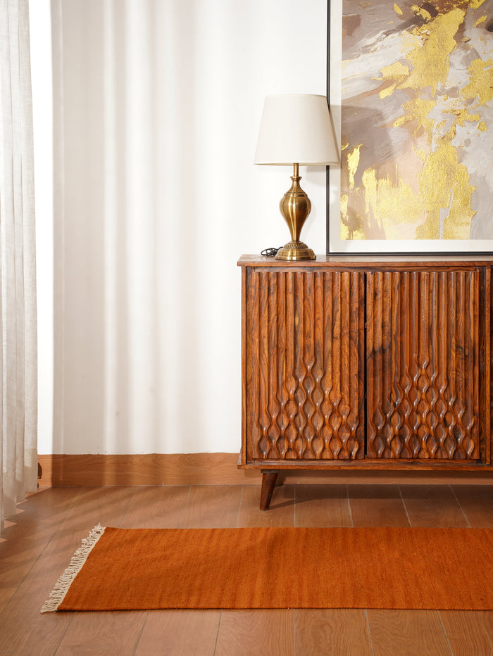 Fuzzy Hand Woven Rug