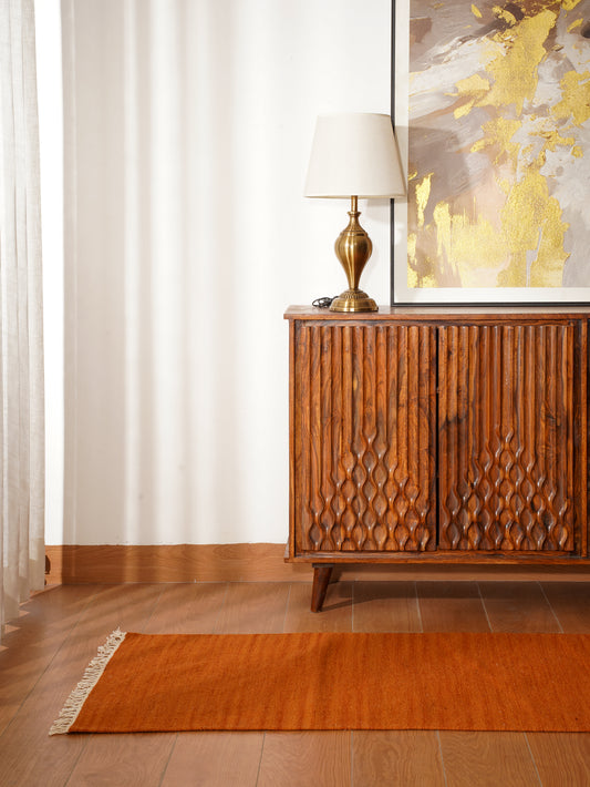 Fuzzy Hand Woven Rug