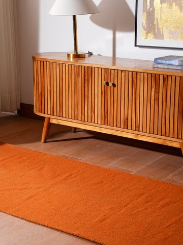 Fuzzy Hand Woven Rug