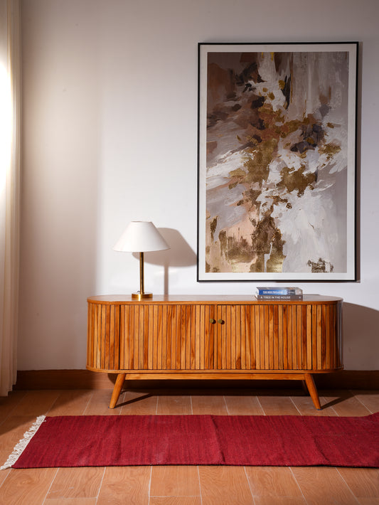 Fuzzy Hand Woven Rug