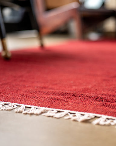 Fuzzy Hand Woven Rug