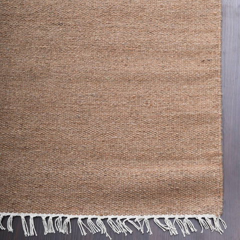 hand-woven-flat-weave-wool-solid-light-brown-runner-rug-closeup-2