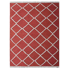 Checkerboard Hand Woven Rug