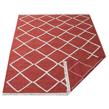 Checkerboard Hand Woven Rug